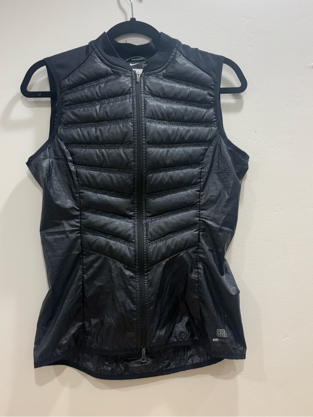 Nike AeroLoft 800 Down Running Vest Small Black